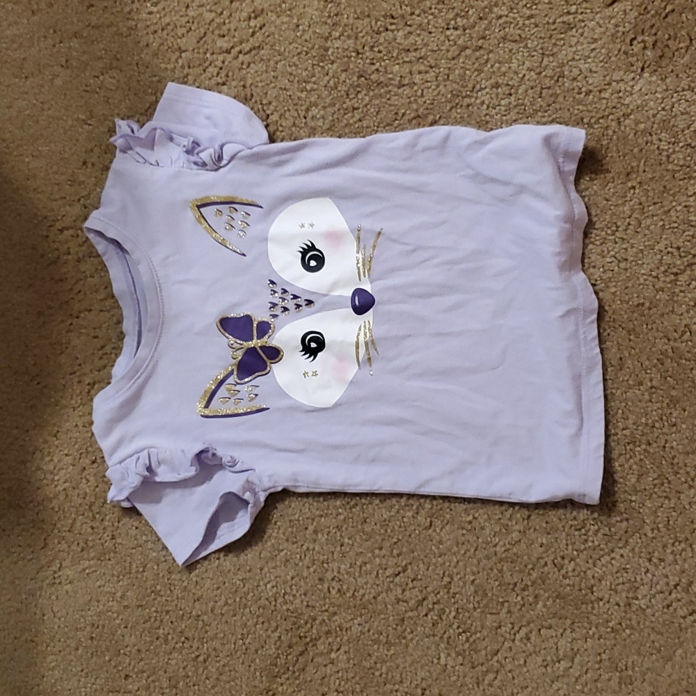 Purple t shirt and skort both 4T